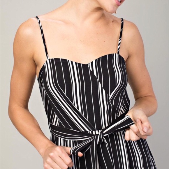 striped jumpsuit - Picture 2 of 3